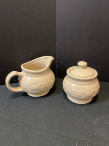  Longaberger Sugar & Creamer Set